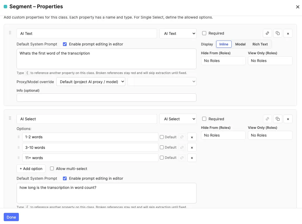 Property Modal