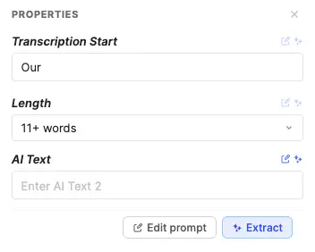 Property modal