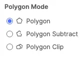 Polygon Settings popup