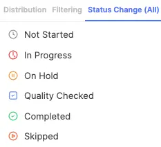 Status bulk change window