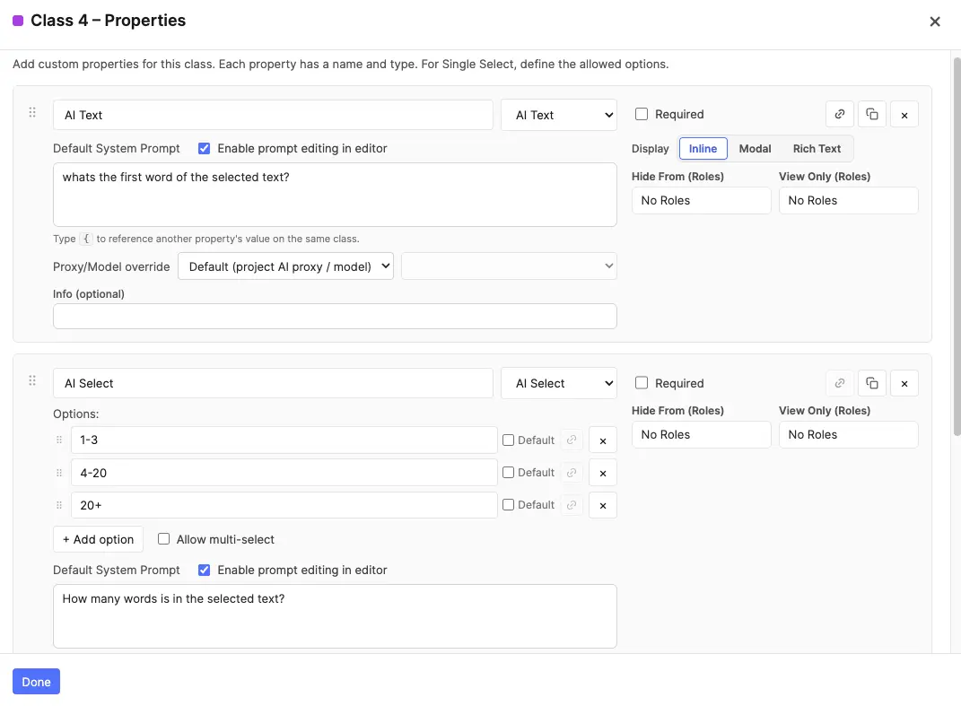 Property Modal