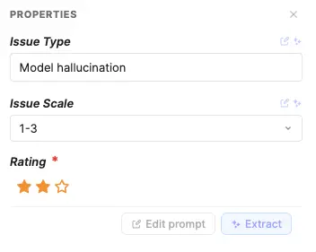 Property modal