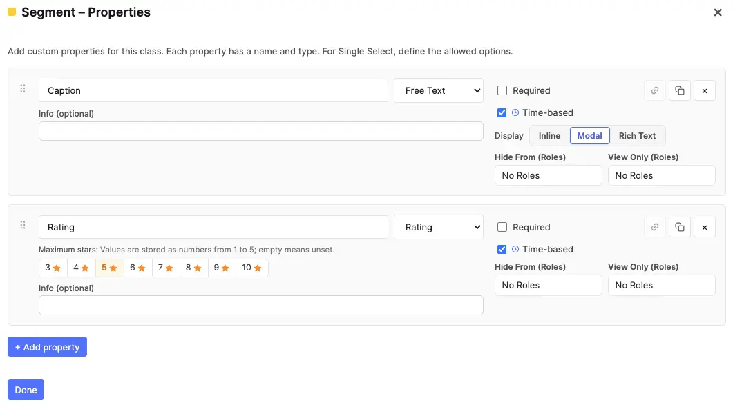 Property Modal